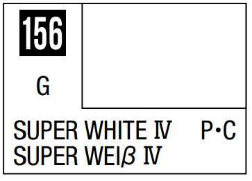 MR HOBBY 10ml Lacquer Based Gloss Super White IV