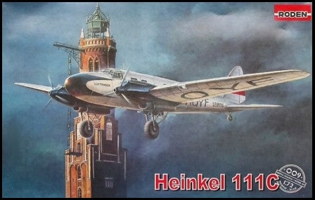 RODEN 1/72 Heinkel He111C WWII German Bomber