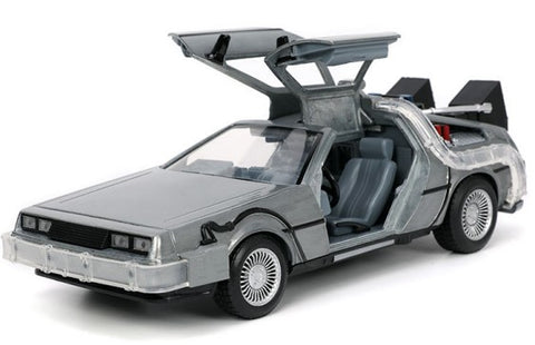 JADA 1/24 Back to the Future Part I DeLorean Car Time Machine Lighted