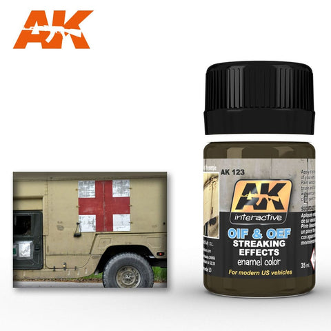 AKI OIF & OEF US Modern Vehicles Streaking Effects Enamel Paint 35ml Bottle