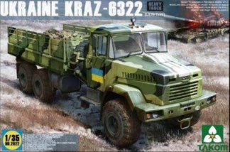 TAKOM 1/35 Ukraine KRAZ6322 Late Type Heavy Truck