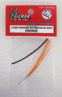GOFER 1/24-1/25 Orange   Prewired Distributor w/Aluminum Plug & Boot