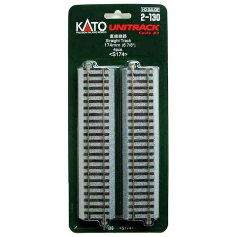KATO HO Unitrack Straight Track 174mm 6 7/8" 4 pieces