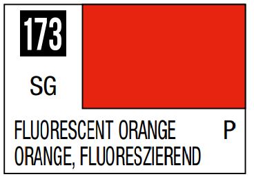 MR HOBBY 10ml Lacquer Based Gloss Fluorescent Orange