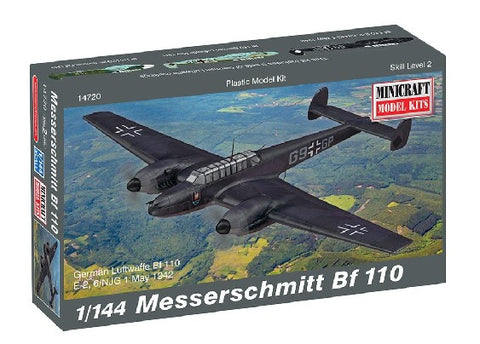 MINICRAFT 1/144 Messerschmitt Bf110 Fighter