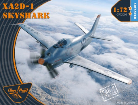 CLEAR PROP 1/72 XA2D1 Skyshark Early Version Attack Aircraft (Advanced)