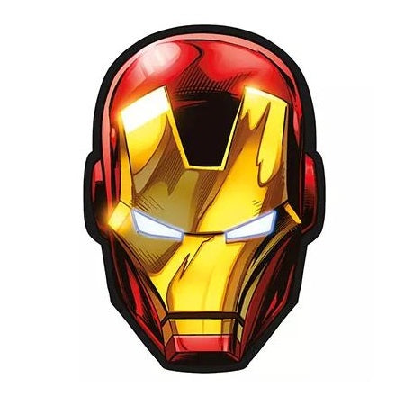 X Kites Face Kite Marvel Avengers Iron Man DLX Nylon Kite, 30 Inches Tall