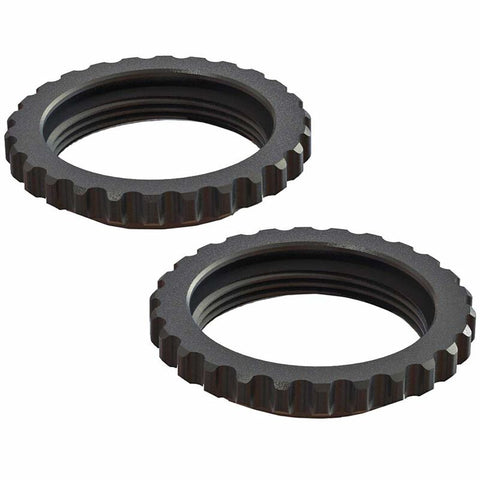 ARRMA ALUMINUM SHOCK COLLAR (BLACK) (2PCS)