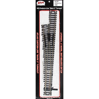 HO #6 TURNOUT LEFT CODE 100 HO SCALE