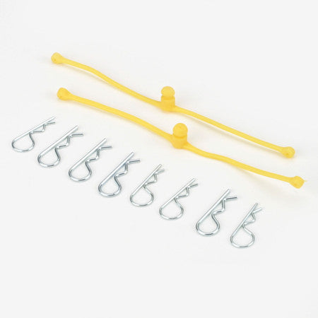 DUBRO BODY KLIP RETAINER YLLW