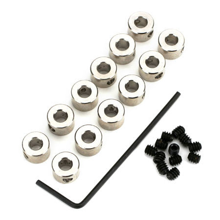 DUBRO Bulk Dura-Collars,1/8" (12)