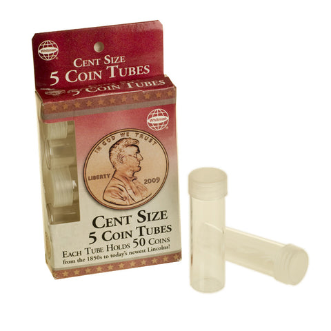 H.E. HARRIS Cents Coin Tubes (5/bx)