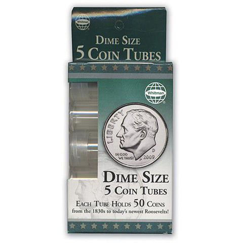 H.E. HARRIS Dimes Coin Tubes (5/bx)