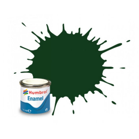 HUMBROL 14ml. Enamel Gloss Brunswick Green