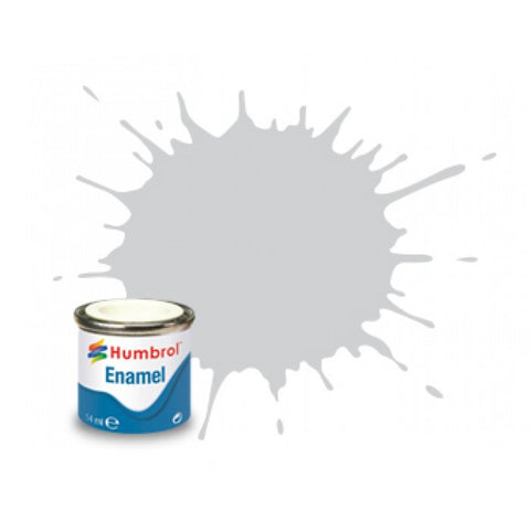 HUMBROL 14ml. Enamel Metallic Silver