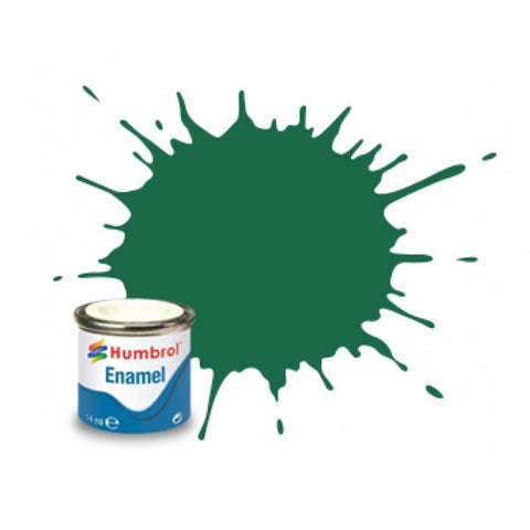 HUMBROL 14ml. Enamel Matte Dark Green