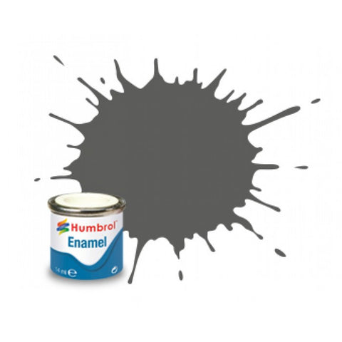 HUMBROL 14ml. Enamel Matte Slate Grey