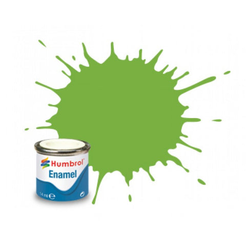 HUMBROL 14ml. Enamel Gloss Lime Green