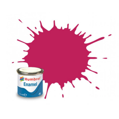 HUMBROL 14ml. Enamel Metallic Sunset Red
