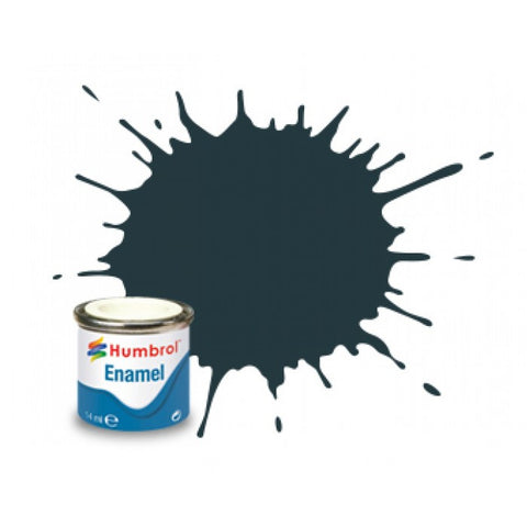 HUMBROL 14ml. Enamel Matte Tank Grey