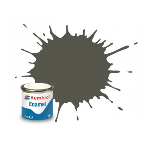 HUMBROL 14ml. Enamel Matte Bronze Green