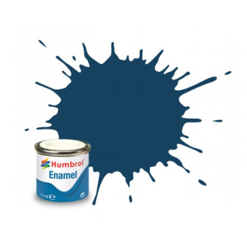 HUMBROL 14ml. Enamel Matte Oxford Blue
