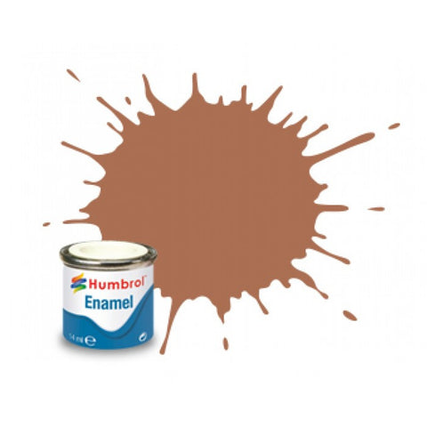 HUMBROL 14ml. Enamel Matte Light Earth