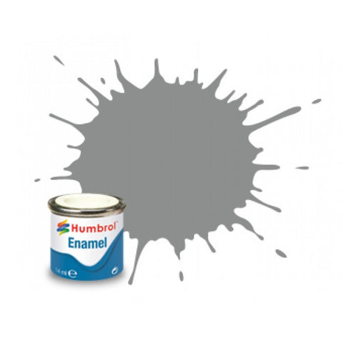 HUMBROL 14ml. Enamel Satin US Medium Grey