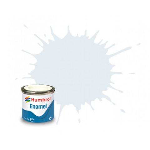 HUMBROL 14ml. Enamel Gloss Chrome Silver
