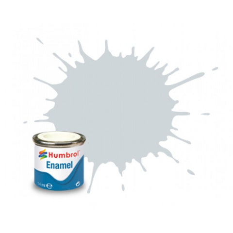 HUMBROL 14ml. Enamel Metalcoat Aluminium