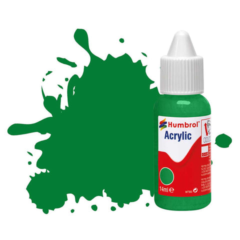 HUMBROL 14ml Acrylic Emerald Gloss