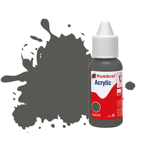 HUMBROL 14ml Acrylic Sea Grey Matt