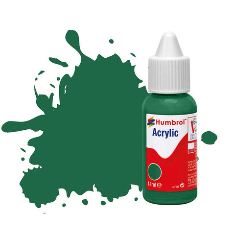 HUMBROL 14ml Acrylic Dark Green Matt