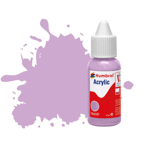 HUMBROL 14ml Acrylic Pastel Violet Matt