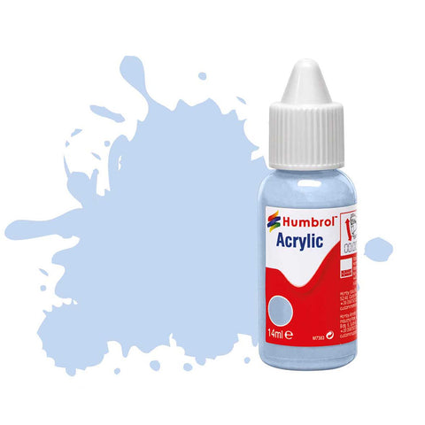 HUMBROL 14ml Acrylic Pastel Blue Matt
