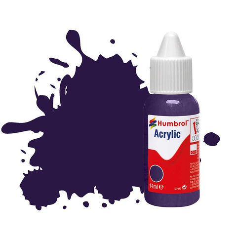 HUMBROL 14ml Acrylic Purple Gloss