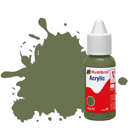 HUMBROL 14ml Army Green Matt
