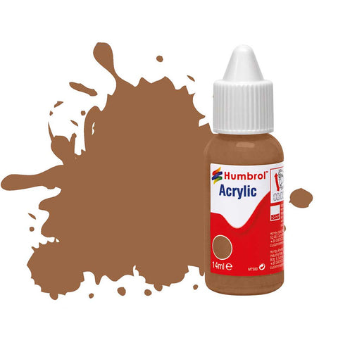 HUMBROL 14ml Acrylic Natural Wood Matt