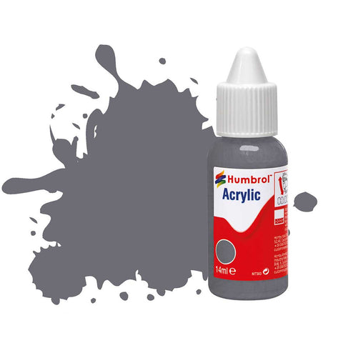 HUMBROL 14ml Acrylic Dark Sea Grey Satin