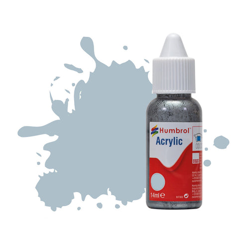 HUMBROL 14ml Acrylic US Ghost Grey Satin