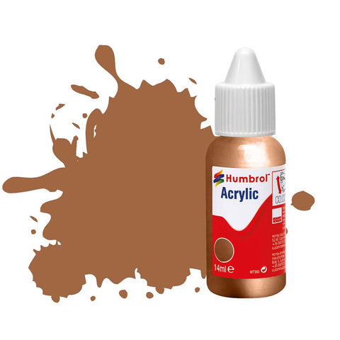 HUMBROL 14ml Acrylic Bronze Metallic