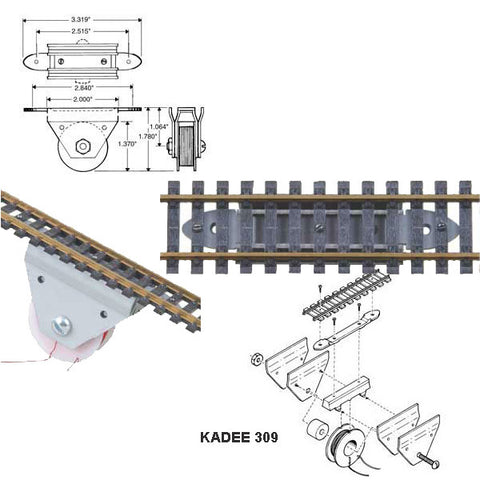 HO BELOW RAIL UNCOUPLER