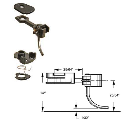 HO COUPLER LONG CENTERSET