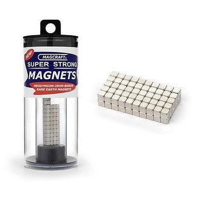 MAGCRAFT 1/8" Rare Earth Cube Magnets (100)