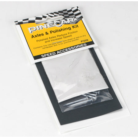 PINECAR Axles & Polishing Kit