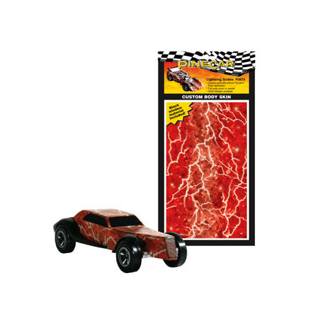 PINECAR Body Skin Custom Transfer, Lightning Strikes