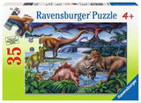 35-PIECE Dinosaur Playground PUZZLE