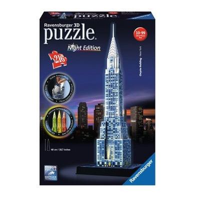 3D-PUZZLES Chrysler Building NIGHT PUZZLE
