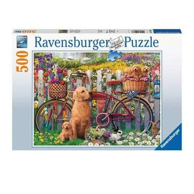 500-PIECE Cute Dogs PUZZLE