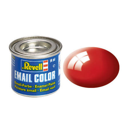 REVELL 14ml Enamel Fiery Red Gloss